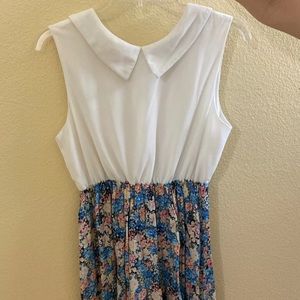 Floral Potters Pot Sheer Dress